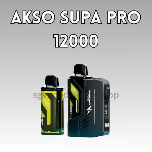 Akso Supa Pro Kit 12000 Puffs sgvapedeliveryshop Akso Supa Pro Kit 12000 Puffs sgvapedeliveryshop